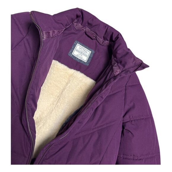 FAT FACE Designer Fleece Lined RECYCLED POLYESTER FILL Parka Coat Womens XS - Picture 3 of 8